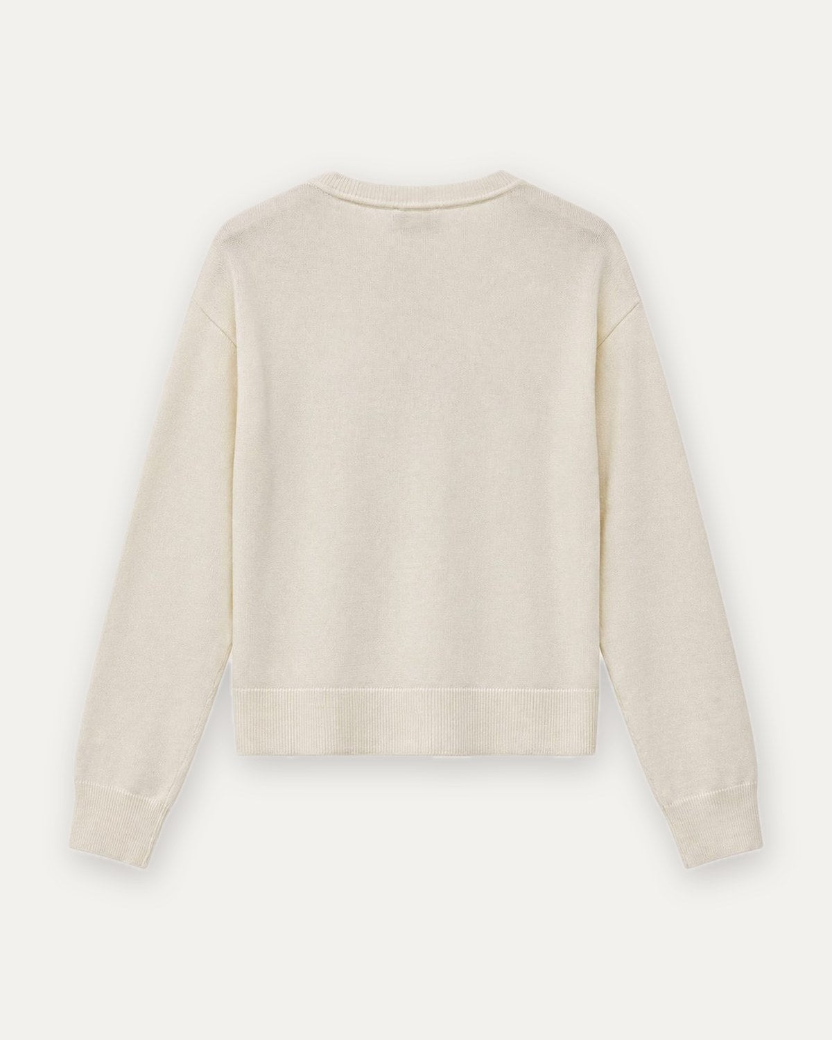 maglia con scritta gaudì di strass gaudì, panna, foto 2 di 2