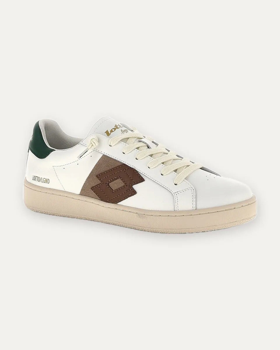 Sneaker Autograph 3 con tallone verde Lotto Leggenda, foto 2 di 4