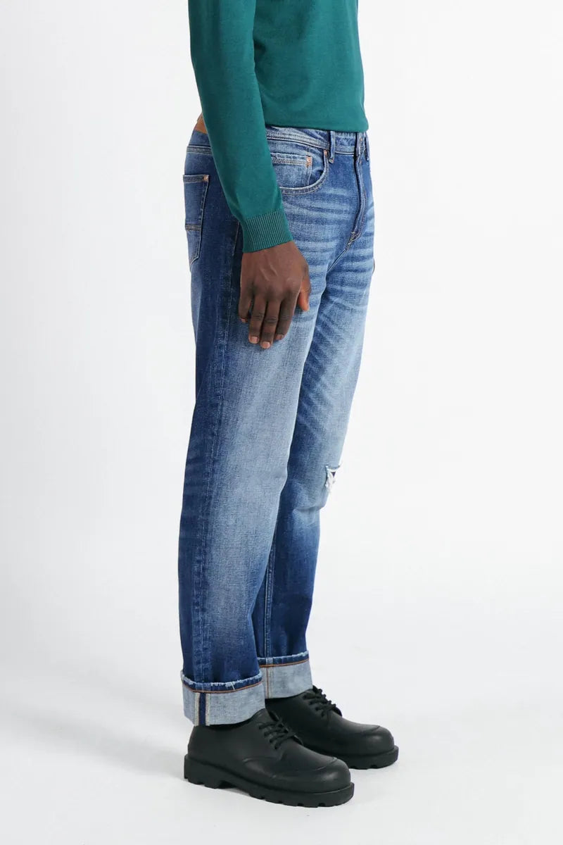 jeans loose fit sonny bono, indaco, foto 3 di 4
