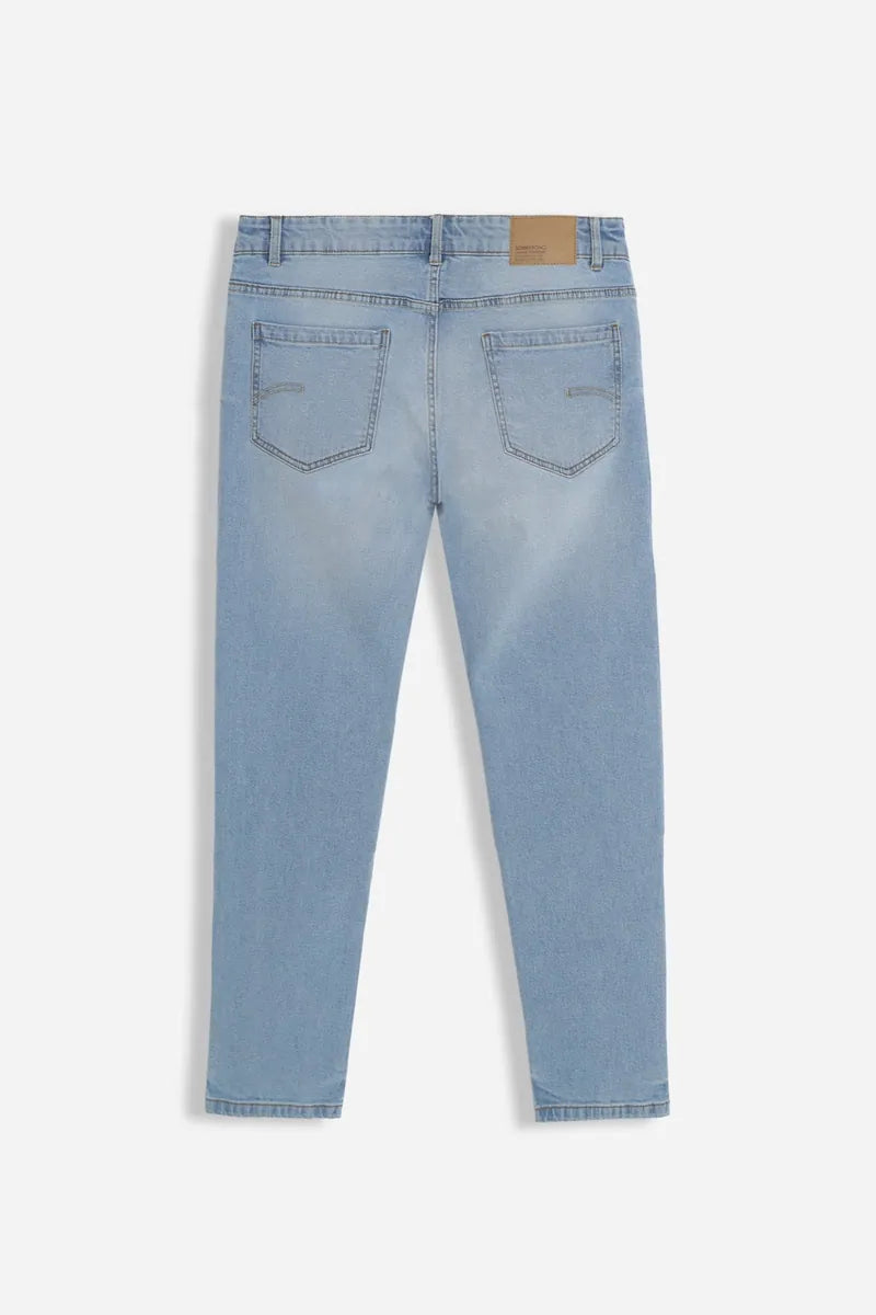 jeans slim fit sonny bono, celeste, foto 3 di 4