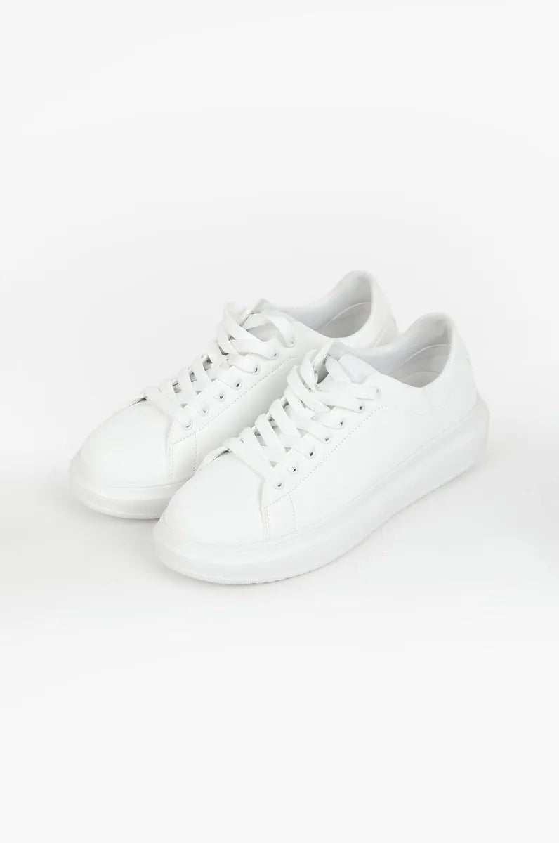 sneaker combinate sorbino, bianco, foto 2 di 3