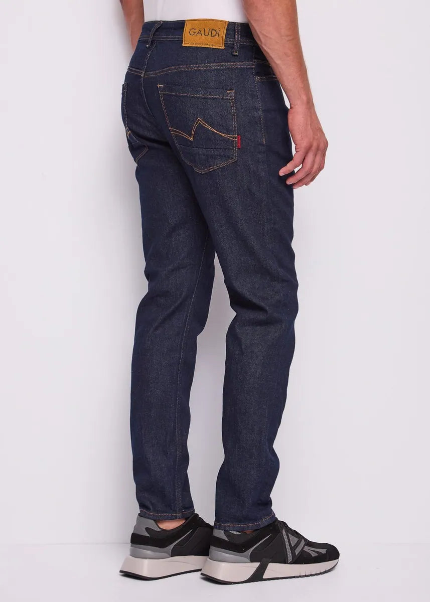 jeans slim fit indaco scuro gaudì, blu, foto 2 di 4