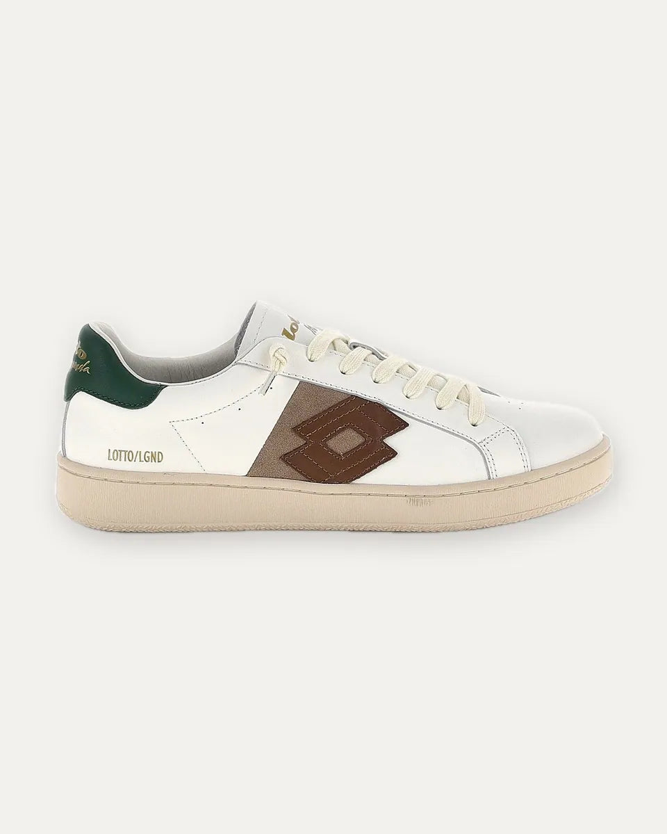 Sneaker Autograph 3 con tallone verde Lotto Leggenda, foto 1 di 4