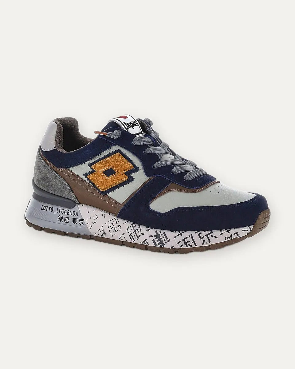 Sneaker Tokyo Ginza 1 blu scuro Lotto Leggenda, foto 2 di 4