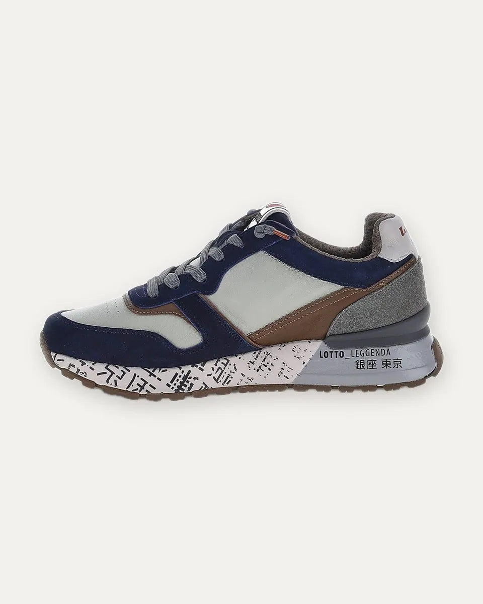 Sneaker Tokyo Ginza 1 blu scuro Lotto Leggenda, foto 3 di 4