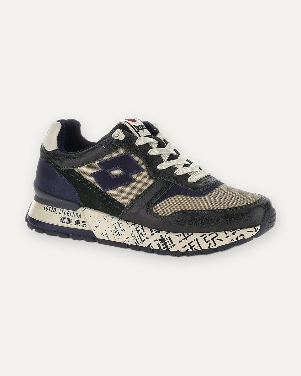 Sneaker Tokyo Ginza verde scuro Lotto Leggenda, foto 2 di 4