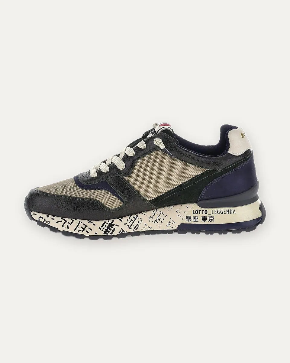 Sneaker Tokyo Ginza verde scuro Lotto Leggenda, foto 3 di 4