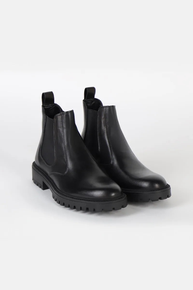 stivaletto con elastico sonny bono, nero, foto 3 di 4