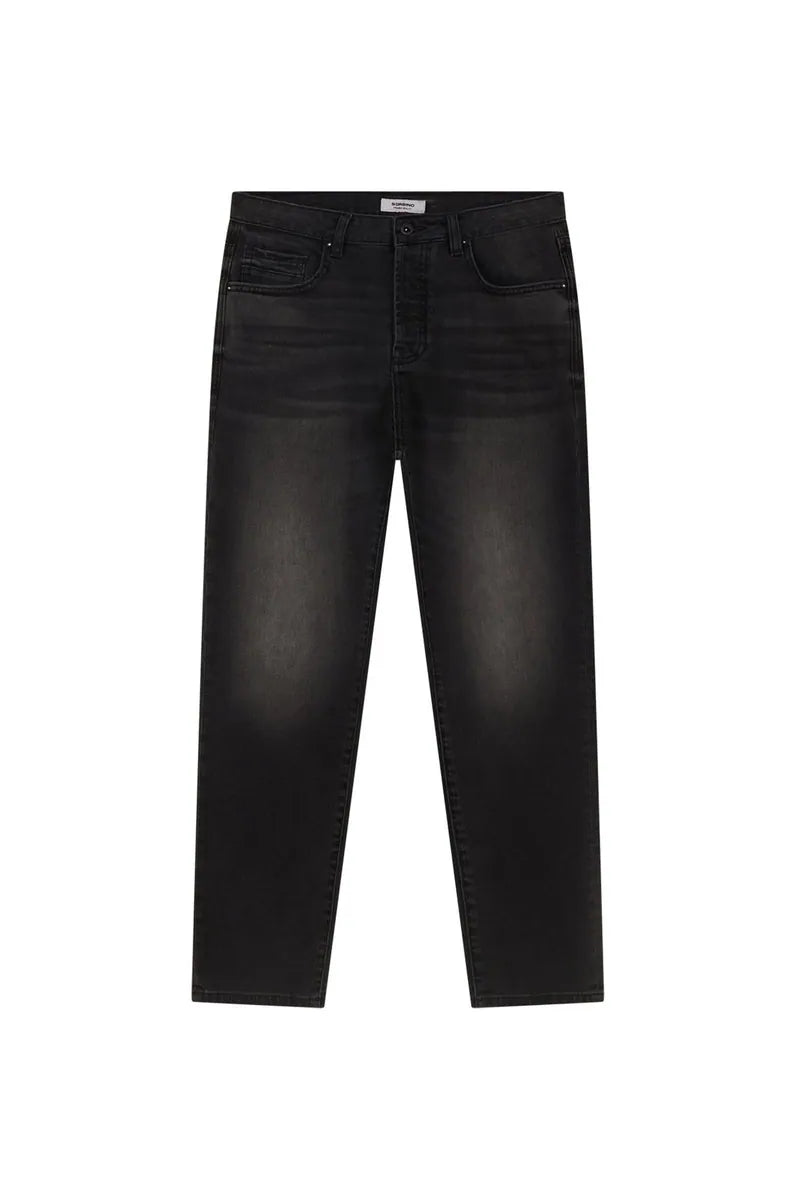 jeans 5 tasche slim fit nero sorbino, nero, foto 1 di 2
