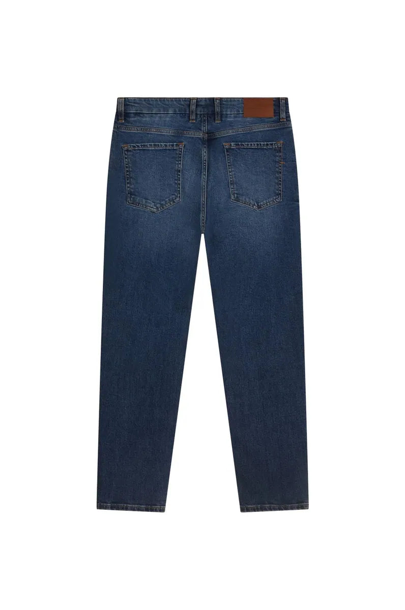 jeans chino slim fit lavaggio scuro sorbino, blu scuro, foto 2 di 2