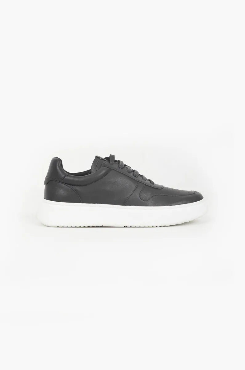 sneaker con suola alta sorbino, nero, foto 1 di 2